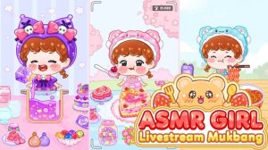 ASMR Girl: Livestream Mukbang - Interactive Food Game