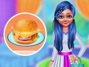 Princess Emma's Veg Burger Maker: Cooking & Dress Up Game
