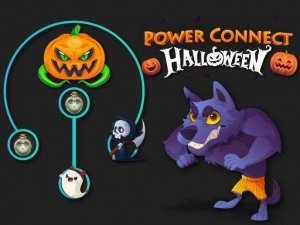 Power Connect Halloween Puzzle Game