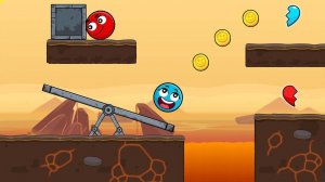Red and Blue Ball Puzzle Adventure