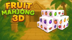 Fruit Mahjong 3D Puzzle Game