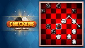 Checkers Deluxe Edition - Classic Strategy Board Game