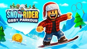Snow Rider Obby Parkour Adventure Game