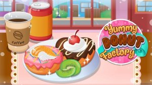 Yummy Donut Factory: Baking & Decorating Game