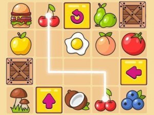 Snack Mahjong: Food Tile Puzzle Game