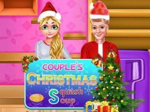 Couple Christmas Squash Soup Cooking Game